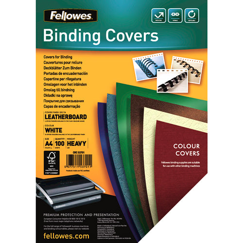 COPERTI CARTON A4 ALB 100/TOP FELLOWES COPERTI CARTON A4 ALB 100/TOP FELLOWES